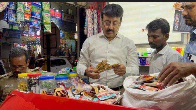 food safety officers inspect provisional shops in coimbatore vel