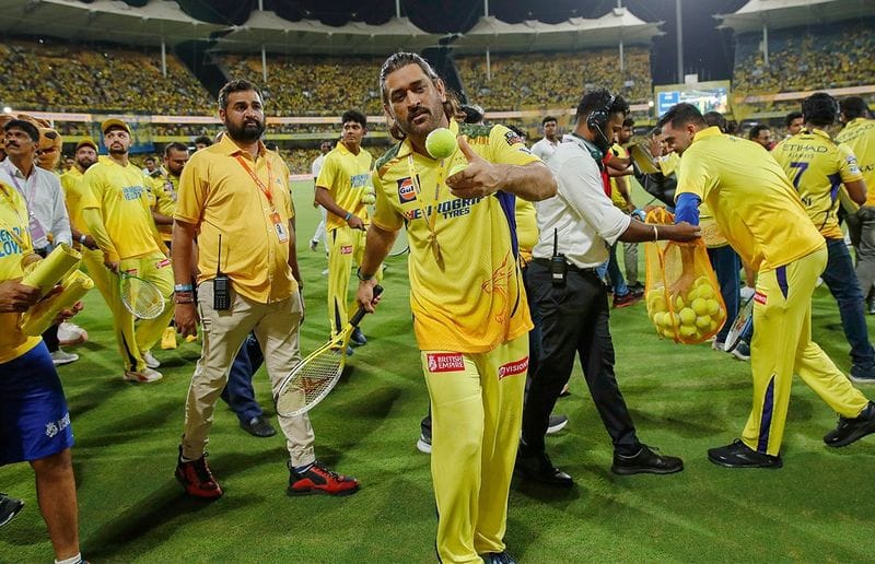 CSK management felicitated the players with medals after CSK vs RR 61st IPL Match at MA Chidambaram Match rsk