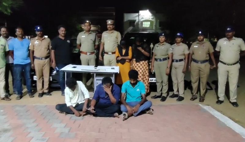 5 person arrested who are involved prostitution and theft in palani vel