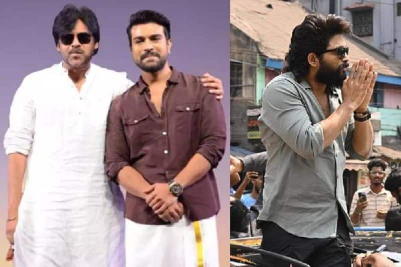 Allu Arjun in the election campaign and Ram Charan campaigned for Pawan Kalyan gvd