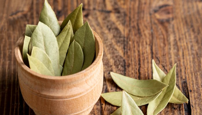 health benefits of including bay leaves in food rsl