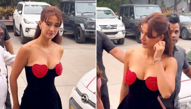 Disha Patani looks HOT in little black dress; flaunts curves in latest video [PHOTOS] ATG 