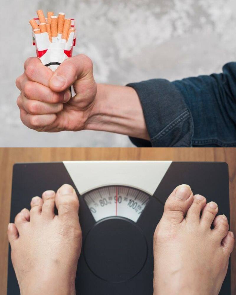 Why do smokers gain weight when they quit? RKK