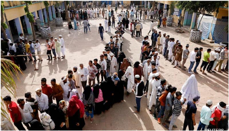 Telangana Lok Sabha polls 61.16% voter turnout recorded till 5pm krj