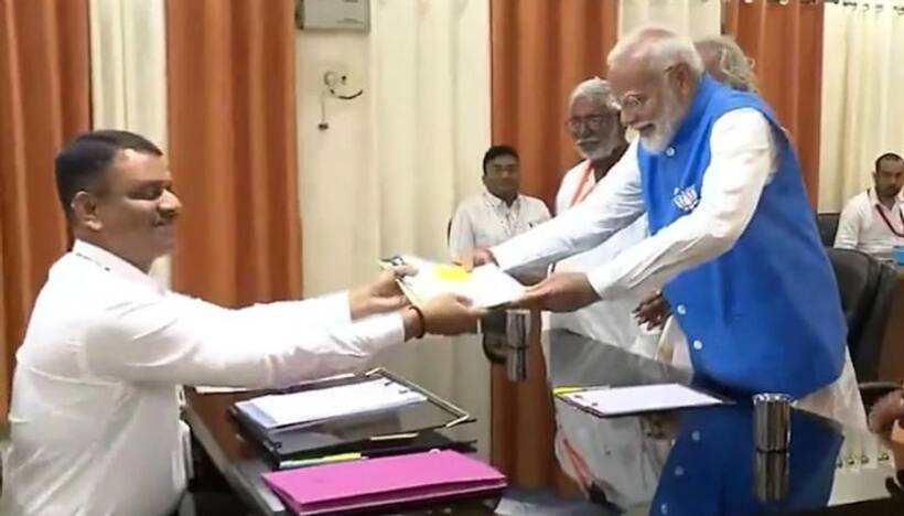 Lok Sabha elections 2024: Eying for third term, PM Modi files nomination from Varanasi (WATCH)
