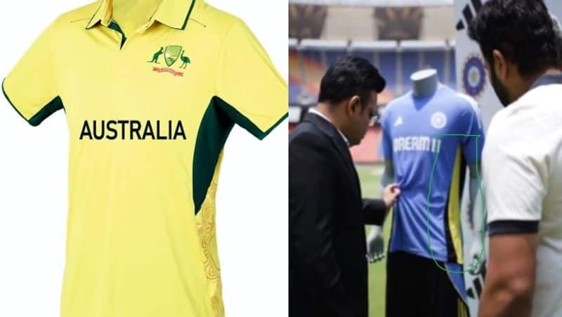 T20 World Cup jersey has been designed to match the color of the Australian team's jersey in India's training jersey rsk