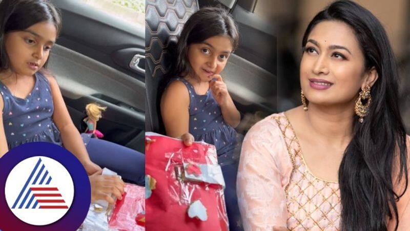 Kannada actress Shwetha Srivatsav talks about daughter Ashmitha creativity vcs