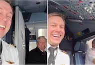  Viral Video: Man Joins Father As Co-Pilot for Retirement Farewell Flight [Watch] NTI