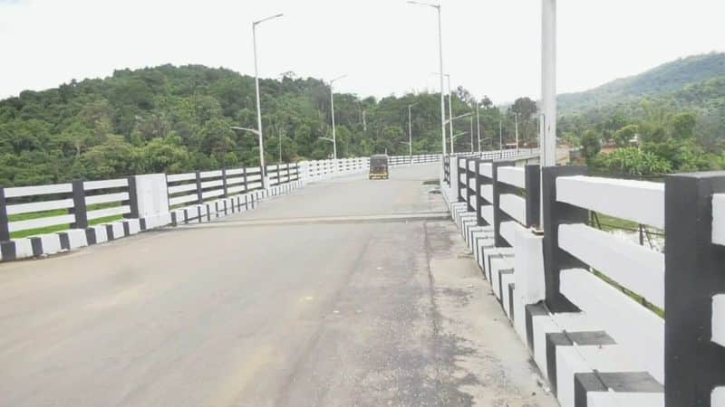 Kodagu Bhagamandal flyover is ready for use after the work completed rav