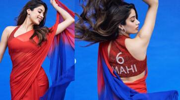 Janhvi Kapoor Stuns in Manish Malhotra Saree at 'Mr and Mrs Mahi' Trailer Launch NTI