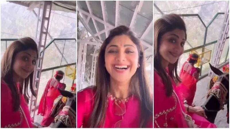 Bollywood Actress Shilpa Shetty Faces Backlash for Traveling on Horseback to Vaishno Devi Temple gvd