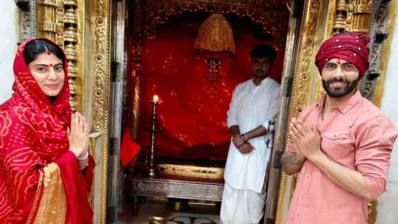 Ravindra Jadeja visited Ashapura Devi Ma temple to pray for CSK to win the 68th IPL match against RCB and go to the playoffs rsk