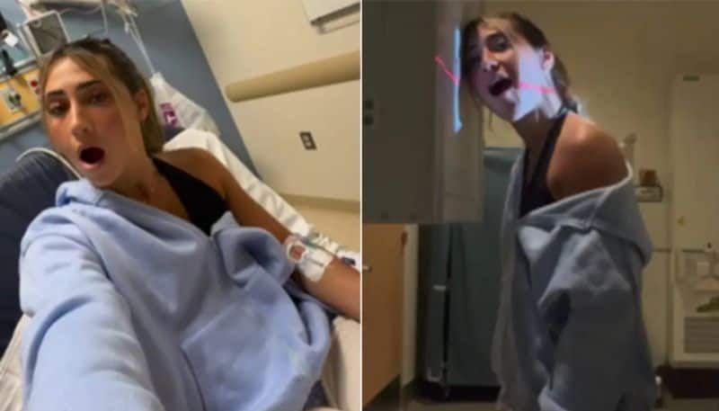 Influencer Yawns Too Hard Gets Her Jaw Stuck Wide Open