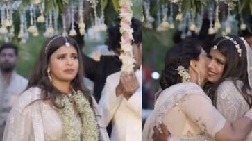 Heartwarming Video: Bride gets emotional for mom on her wedding entry [WATCH] NTI