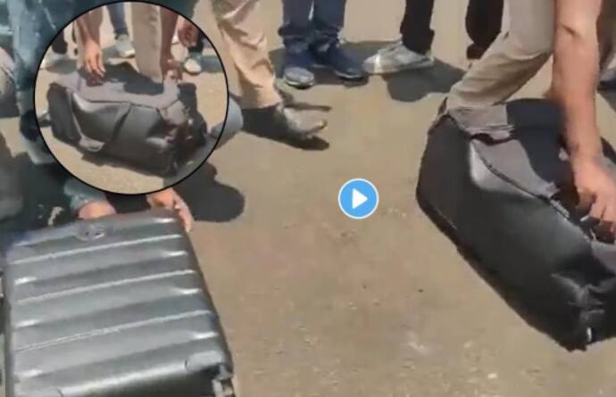 cm eknath shindes luggage was checked 