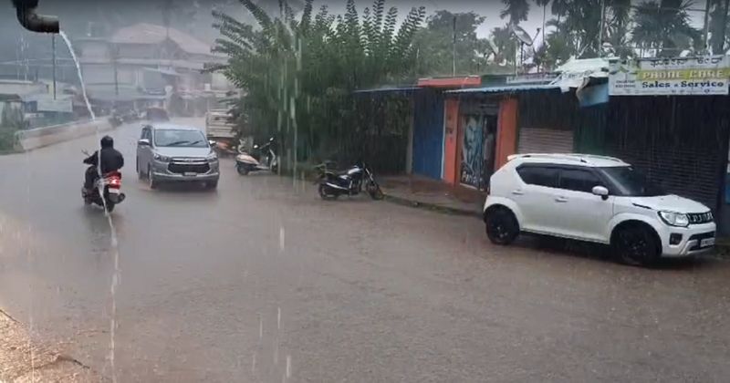 Good rains in Chikkamagaluru district Damage to household items gvd