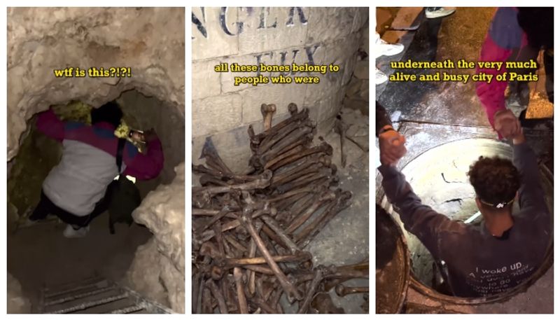 video of thousands of human bones inside paris catacoms went viral 