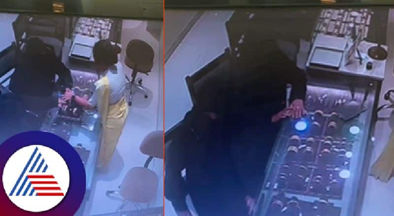 Gold Sword Theft by two women in tanishka Jewelery Shop at Kalaburagi rav