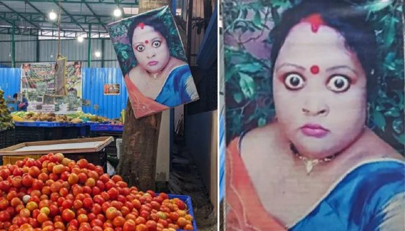 angry womans image in bengaluru vegetable shop viral 