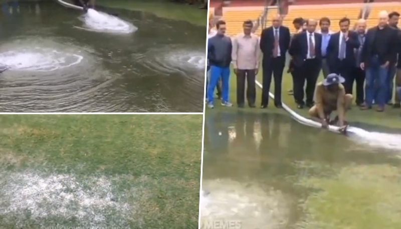 IPL 2024: Chinnaswamy stadium's drainage system wows fans ahead of RCB vs CSK clash amid rain threat (WATCH) snt