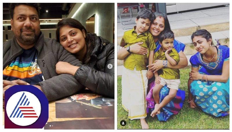 Actress Sindhu Menon now staying at London with husband and children srb