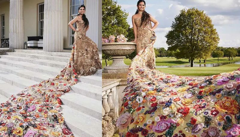 isha ambani met gala 2024 outfit details viral 