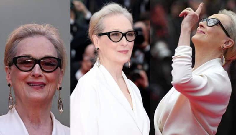 cannes 2024 red carpet meryl streep rocksearrings from an indian jewellery