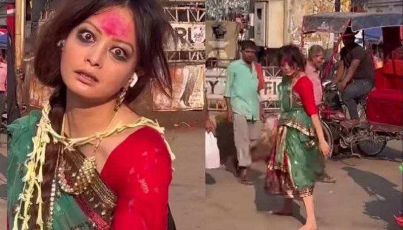 Young Girl Dance On Road Video Viral In Social Media KRJ