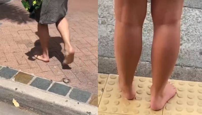 australians walking barefoot in streets is this normal video 