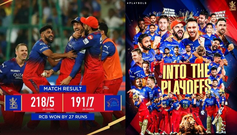 18 forever Fans rejoice as RCB maintains undefeated record on May 18 with playoffs-securing win over CSK snt