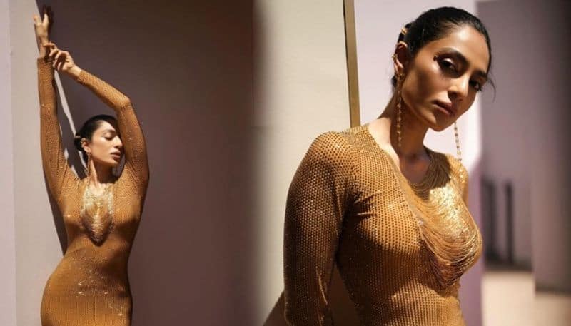 Cannes 2024: Sobhita Dhulipala looks stunning in golden gown as she drops pictures of her second look RKK