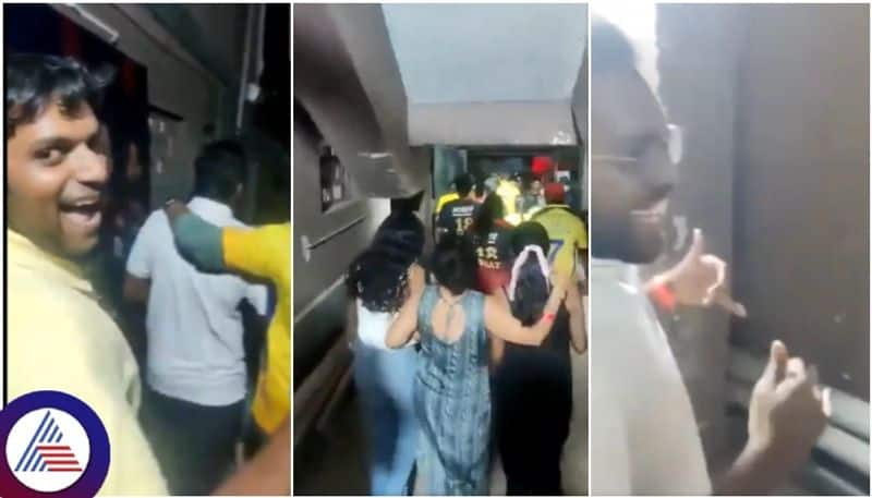 IPL 2024 CSK fans misbehave with Bengaluru RCB fan girls Massive outrage after video went viral sat