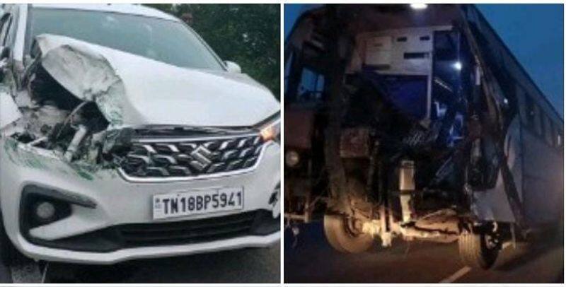 A road accident near Kallakurichi where vehicles collided has created a stir KAK