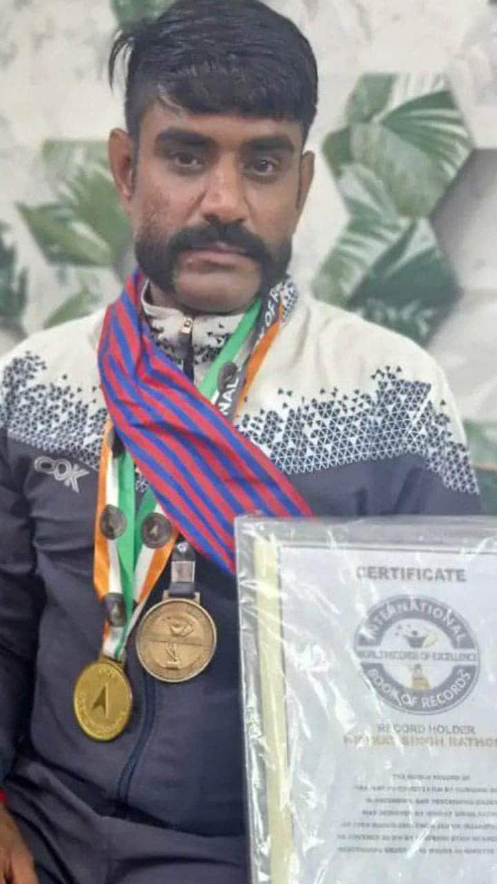 Himmat Singh Rathore Retired Army Commando Sets World Record by Climbing 70000 Stairs iwh