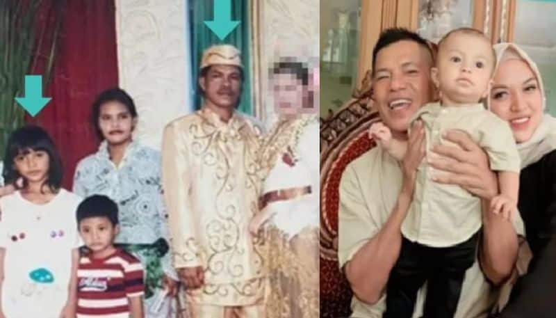 woman shares picture of her husbands former marriage she attended as a guest when she is a child 