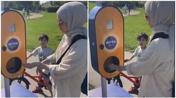 Viral Video: People in Netherlands use free sunscreen from vending machines; Internet reacts RTM 