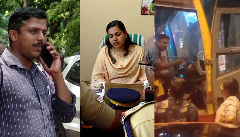 Thiruvananthapuram Mayor-KSRTC driver row: Cops recreate scene over 'lewd gesture' plaint by Mayor anr