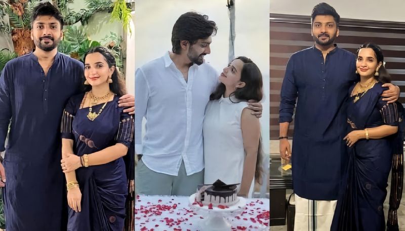 actress malavika krishna das share photos with her husband thejas 