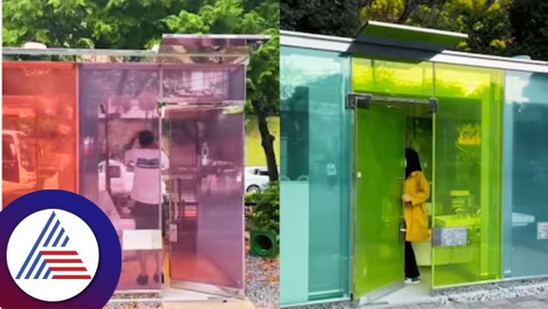 Transparent Toilet Unique Technology Of Japan roo