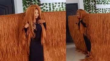 Breaking Records: Nigerian Woman Sets New World Record for the Widest Wig [WATCH] NTI