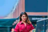 Priyanka Chopra Red western outfit 2024 zkamn