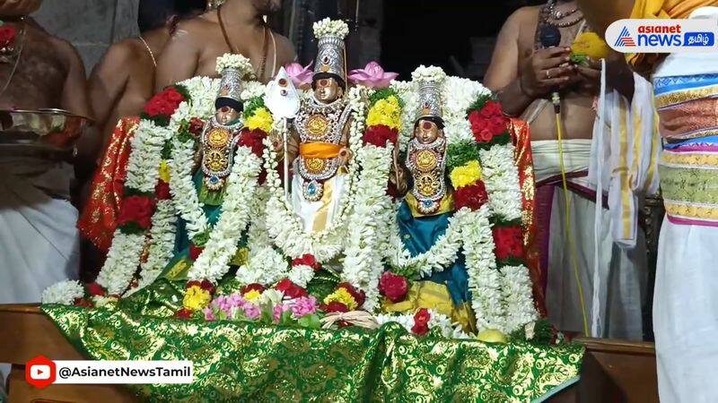 thousands of devotees participate thirukalyanam festival at palani murugan temple in dindigul vel