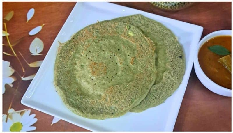 healthy and tasty mudakathan keerai dosa recipe in tamil mks