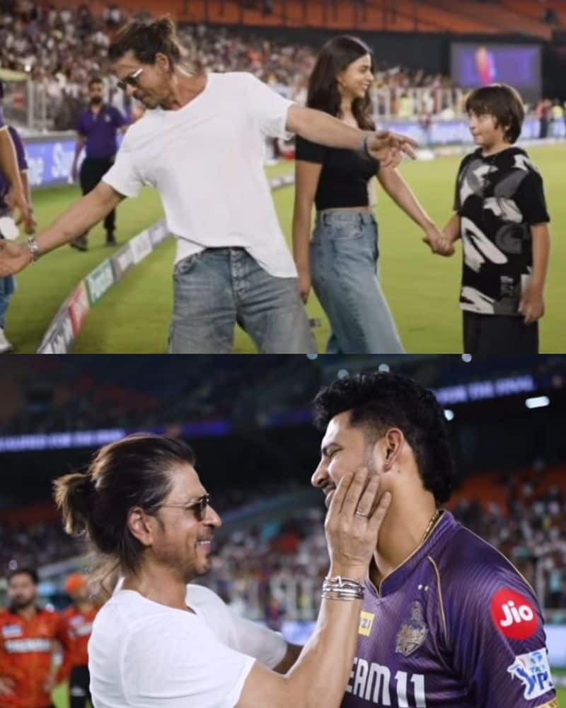 IPL 2024: Shah Rukh Khan does signature pose as KKR enters finals RKK