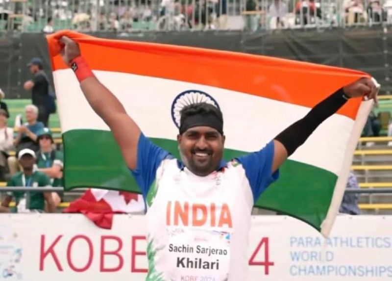 World Para Athletics: Sachin Khilari defends shot put gold, India surpasses best-ever tally (WATCH) snt