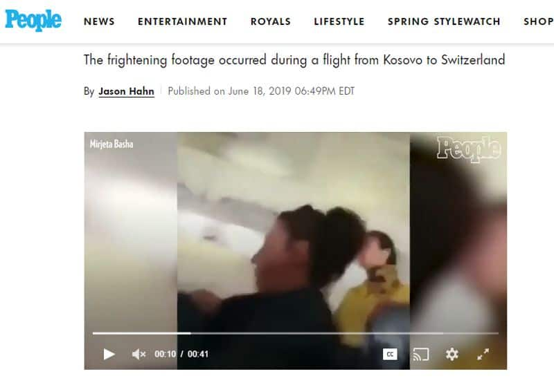 Is this video of Singapore flight in turbulence here is the fact check 