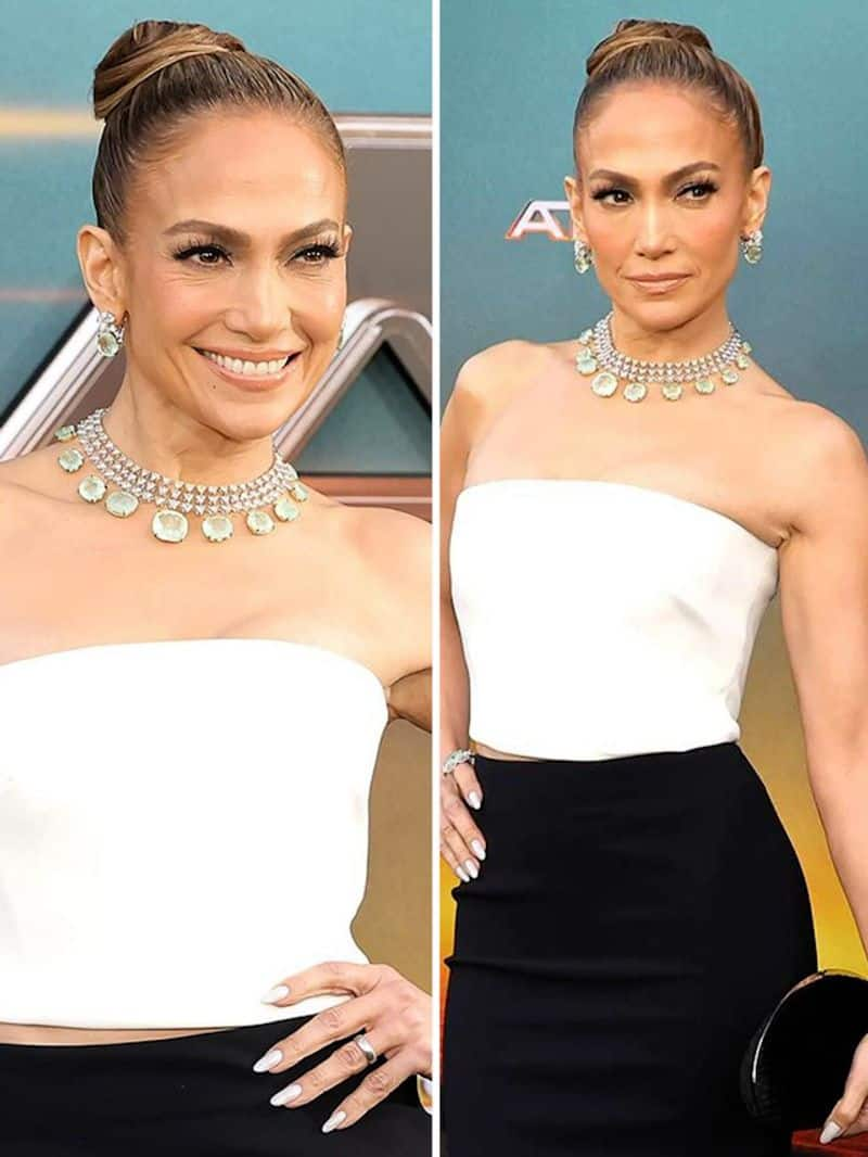 Jennifer Lopez wears Manish Malhotra-designed necklace to 'Atlas' premiere RKK