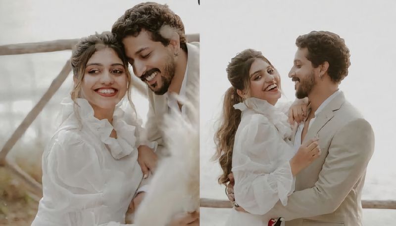 Actor Ananthakrishnan's wedding, tug of war and art performances for engagement, bride Sharanya Nandakumar vvk