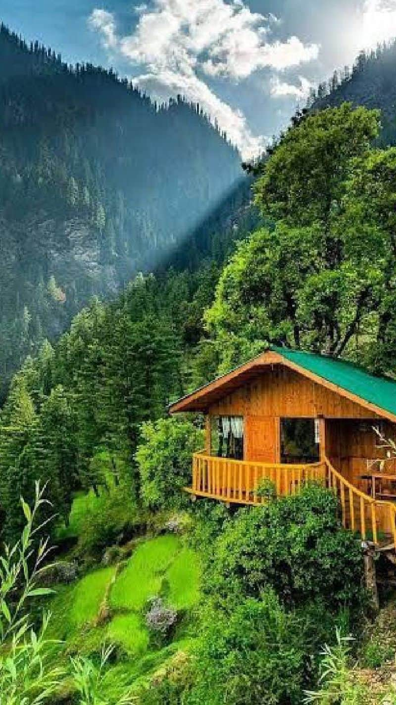 travel Himachal Pradesh famous hill station  jibhi called as mini thailand in summer 2024 xbw