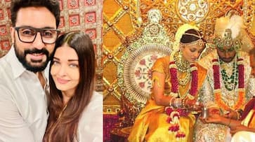 aishwarya rai golden kanjeevaram saree with gold threads in her wedding designer neeta lulla reveals truth xbw